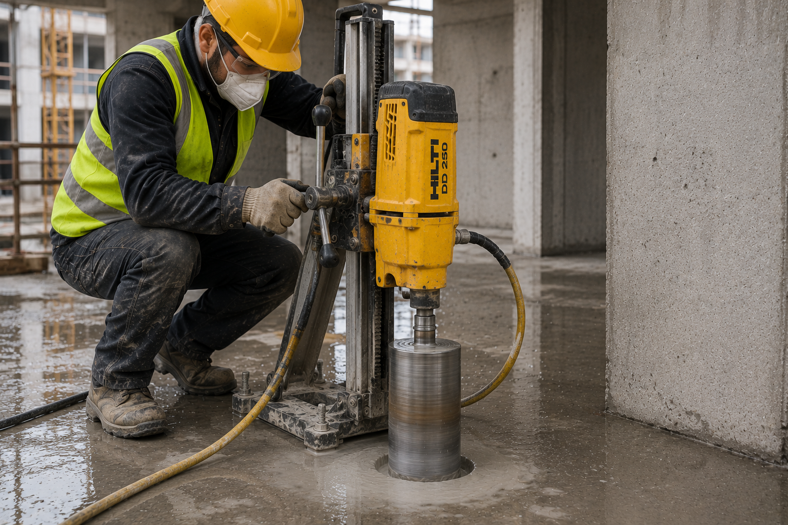 Beton delme